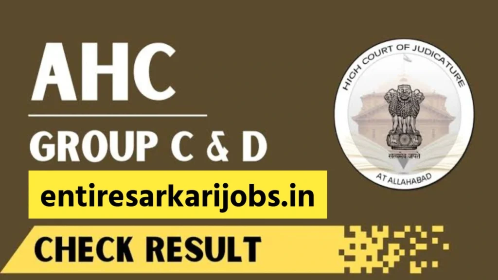 Allahabad High Court Group C and D Recruitment 2024 Result released for 3306 posts: know the process and important details